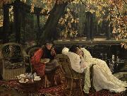 James Tissot A Convalescent (nn01) oil painting on canvas